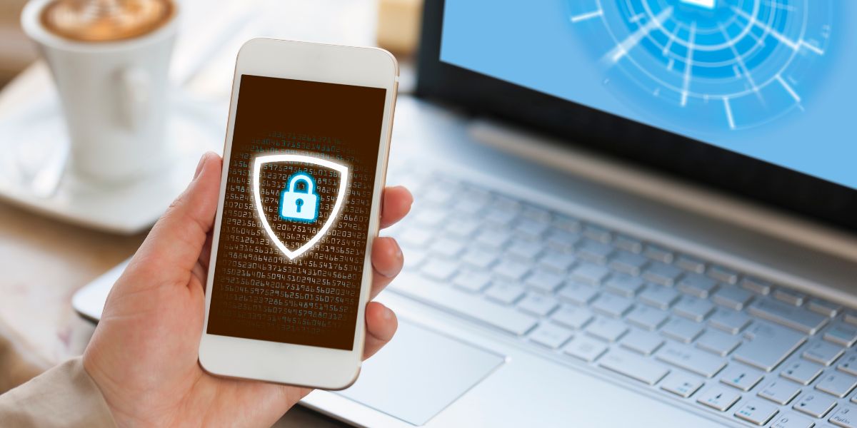 Business Cybersecurity Software On Mobile Device